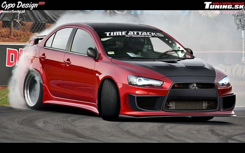 Mitsubishi-EVO-drift-Virtual-Tuning-Cypo